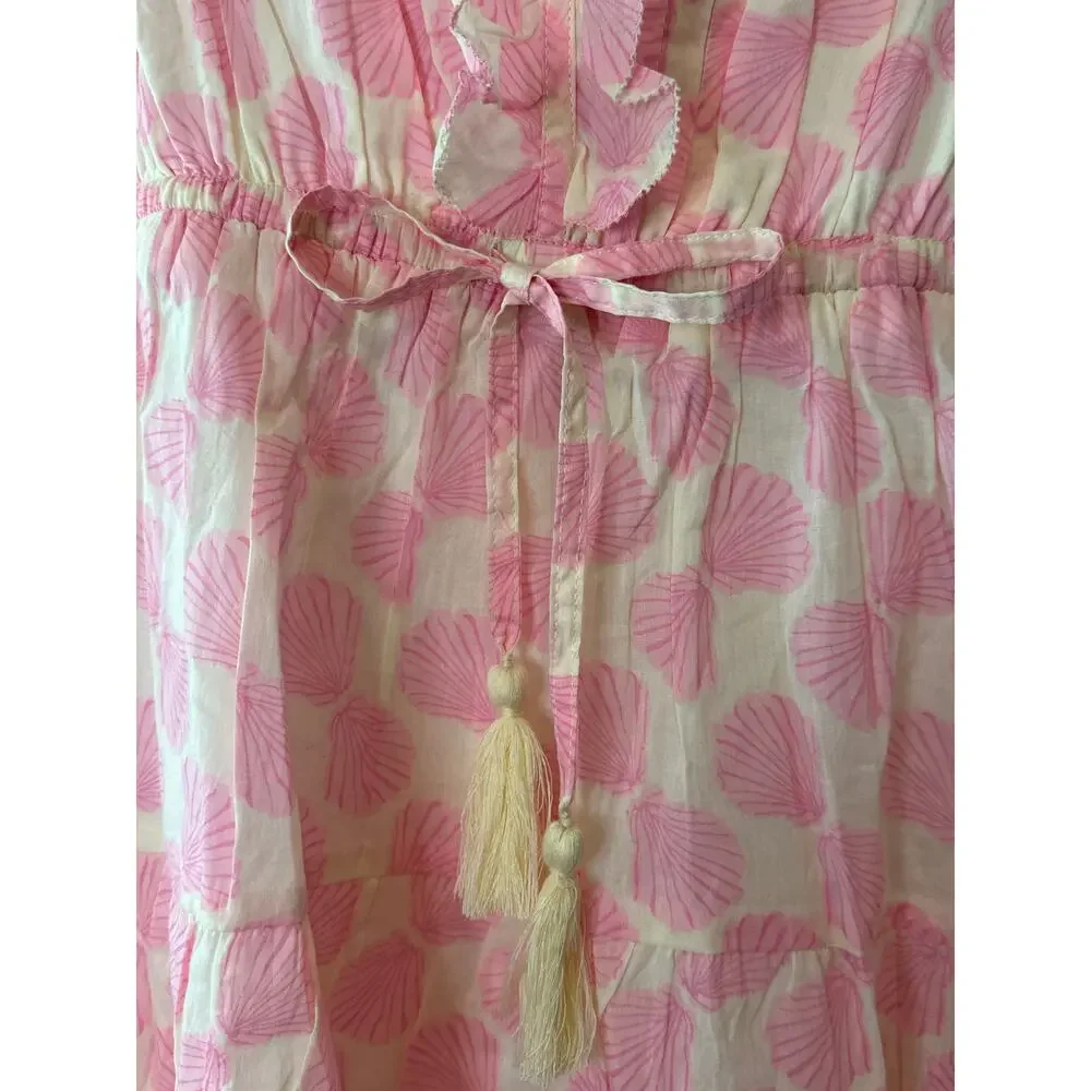 Mer St. Barth NWT Shell Beach Pink Giselle Mini Dress Size XS - Picture 8 of 13